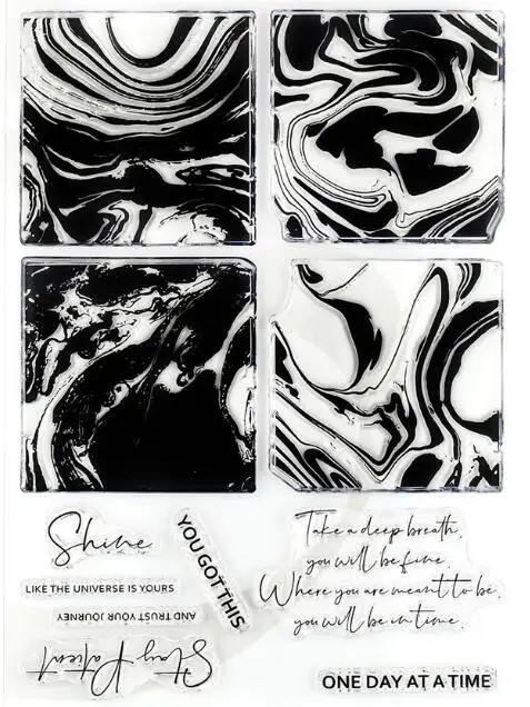 Фон прозрачные штампы/печать для DIY скрапбукинга/фото украшение альбома наборы