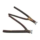 Палка стоячая для домашних животных 2 шт., подставка из натурального дерева для вилок и Жердочки для хомяков, деревянная декоративные игрушки для птичьих клеток