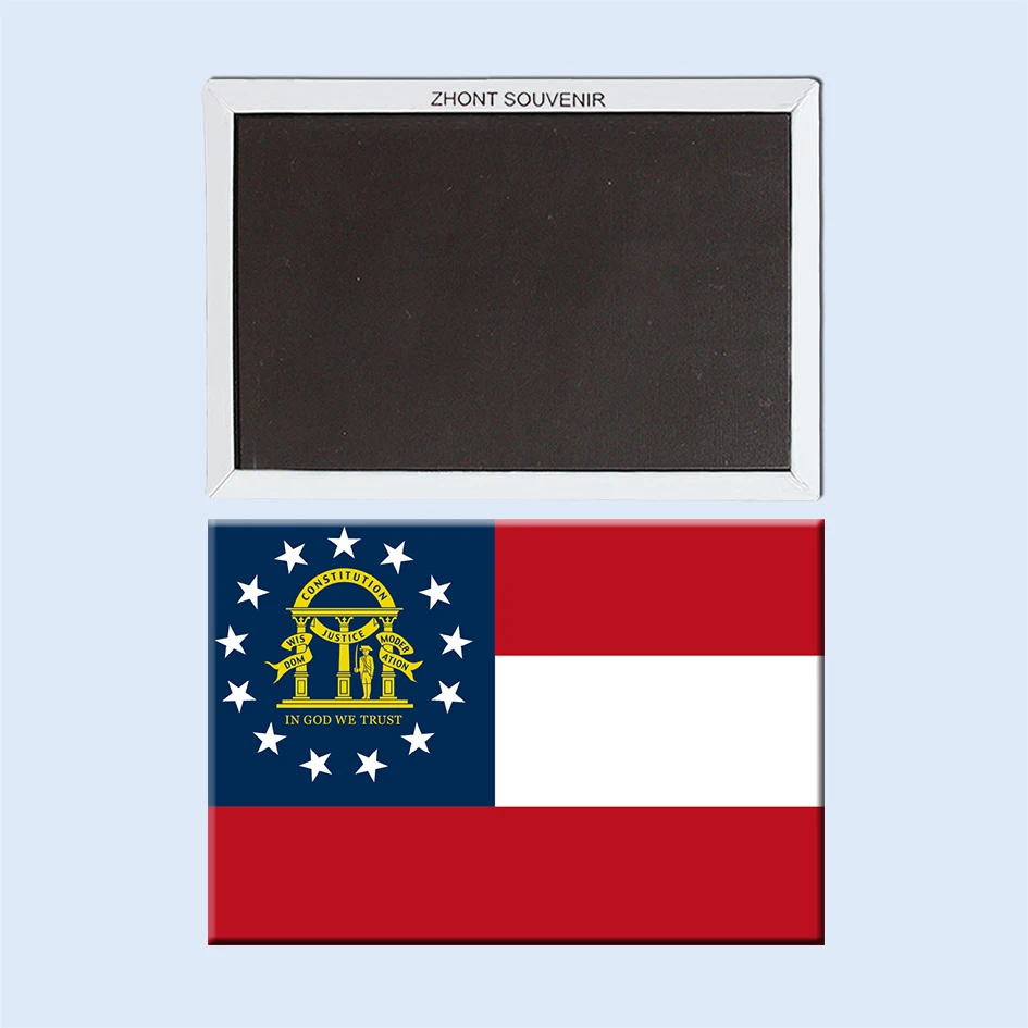 Украшение дома США Персиковое состояние Джорджия магнит для холодильника с