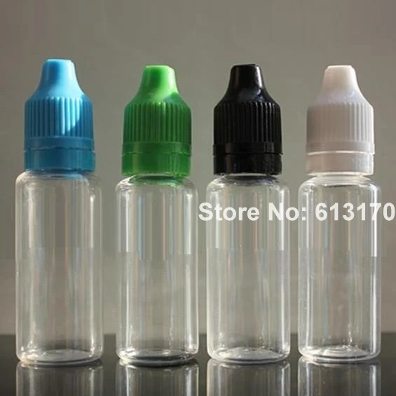 

Free shipping 100pcs/lot 20ml PET smoke oil dropper bottle Empty E-cigarette oil liquid bottles child protection cover clear