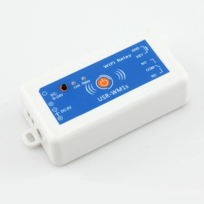 Q053 1 Piece USR-WM1S Output Wifi Remote Control Relay Wireless Intelligent Socket DC 6-24V Power | Безопасность и защита