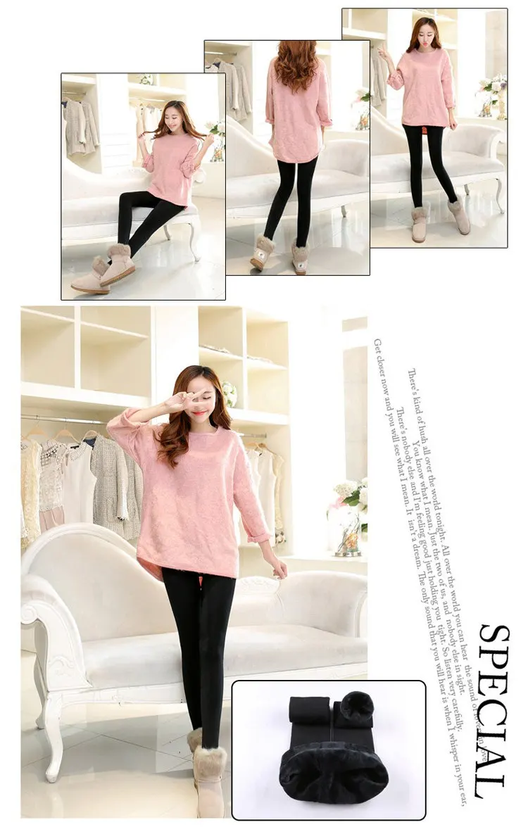 Для женщин толстый Бархатные леггинсы Новая мода осень-зима высокая эластичность Лучшее качество бархатные теплые леггинсы Для женщин комбинезоны