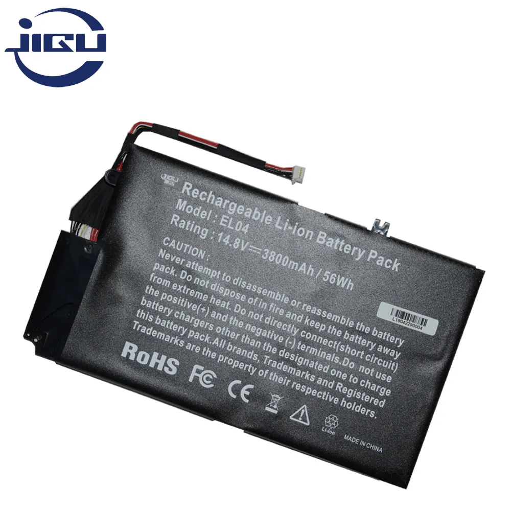

JIGU Laptop Battery 681879-541 TPN-C102 EL04 EL04XL HSTNN-IB3R UB3R For HP For ENVY 4T-1000 Series 4-1204SA 3Cells