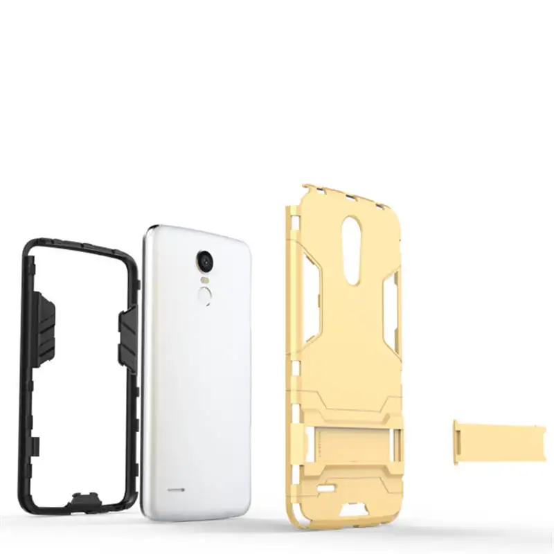 Для Coque LG Stylo 3 5 7 &quotгибридный двойной Сверхмощный Щит Железного человека 3D