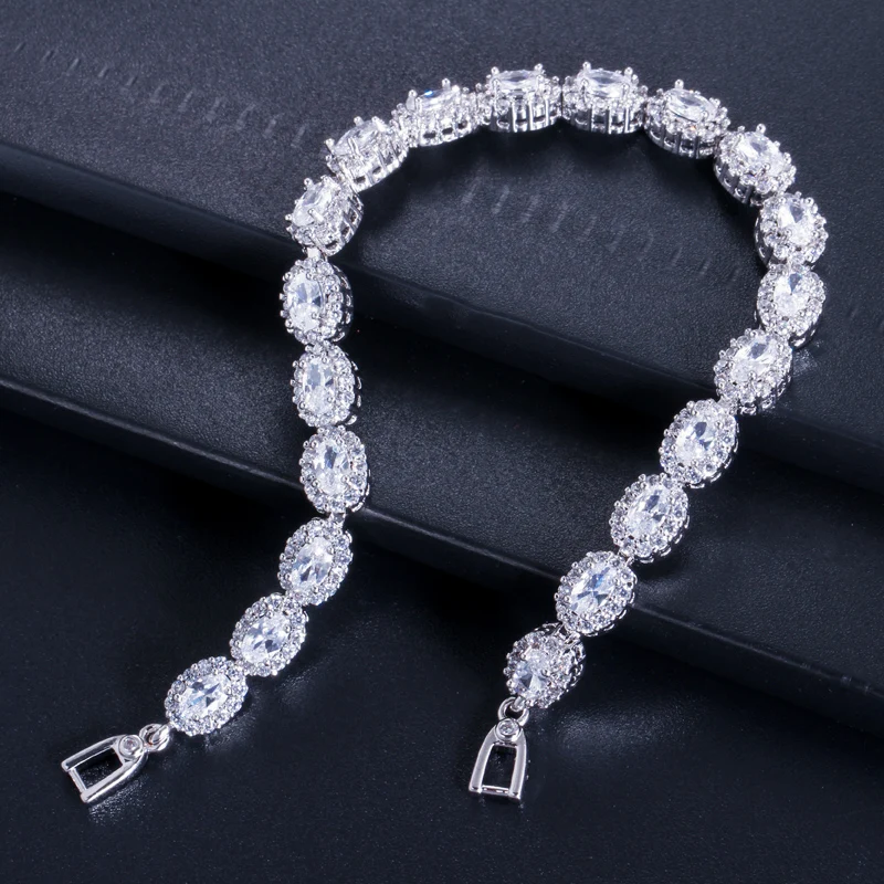 CWWZircons модный овальный прозрачный розовый Красный CZ камень роскошные женские