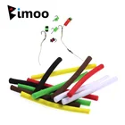 Bimoo 12 шт. 4 мм X 5 см всплывающее и Zig пенопластовое мягкое цилиндрическое покрытие для ловли карпа, балансирующая вспененная палочка для ловли карпа, черный, коричневый, зеленый и др.