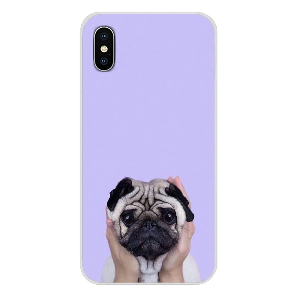 Милые милые аксессуары для мопса чехлы телефонов Samsung Galaxy J1 J2 J3 J4 J5 J6 J7 J8 Plus 2018 Prime