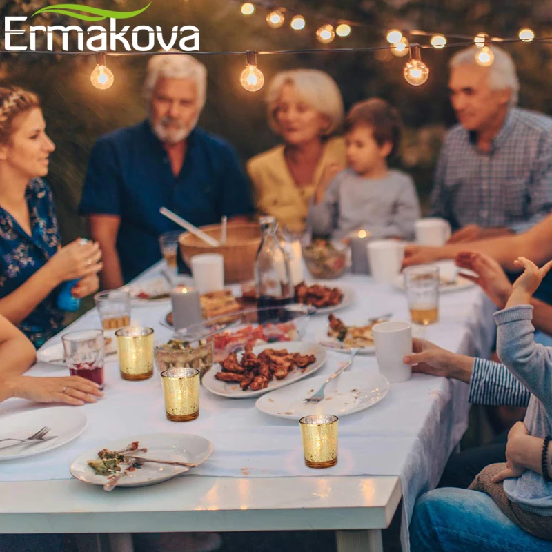 ERMAKOVA 6/12 шт. подсвечник для свечей из меркуриного стекла подсвечник для свадебных вечеринок, отеля, кафе, бара, украшения для дома