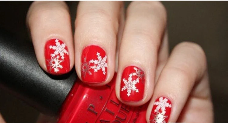 1 PC New Arrials Nail Art Stamping Plates Transfer Templates Christmas Style DIY Printing Pemplate | Красота и здоровье