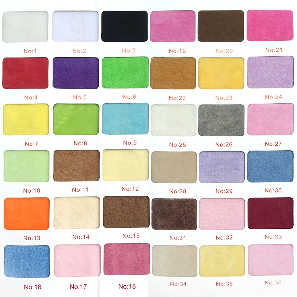 ZYFMPTEX 185 Colors 150x80cm 1.5mm Pile Length Super Soft Plush Fabric Patchwork Textile Diy Sewing Fabric For Toys Clothes