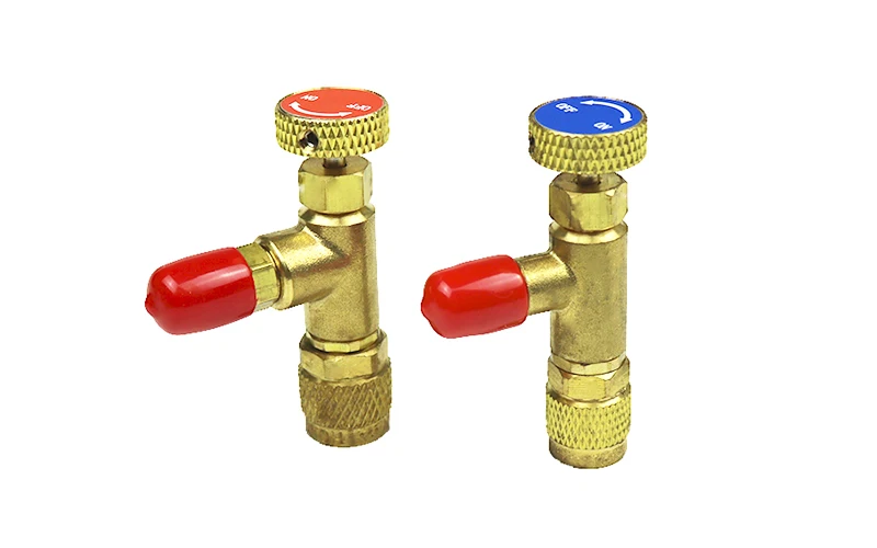 Холодильный зарядный адаптер HS-1221 R22/R410 для 1/" SAE Male to 1/4" SAE Famale предохранительный переходник для кондиционирования воздуха