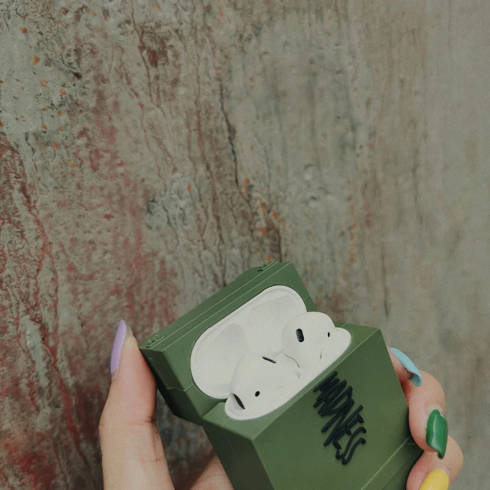 Мягкий силиконовый чехол в военном стиле для Airpods камуфляжное изображение идеальный дизайн Apple Airpods2 bluetooth чехол для наушников
