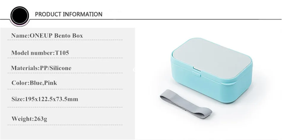ONEUP герметичный Ланч-бокс, портативный BPA бесплатно, Bento box с столовыми приборами, миска для супа, Термосумка, контейнер для еды с микрозащитой