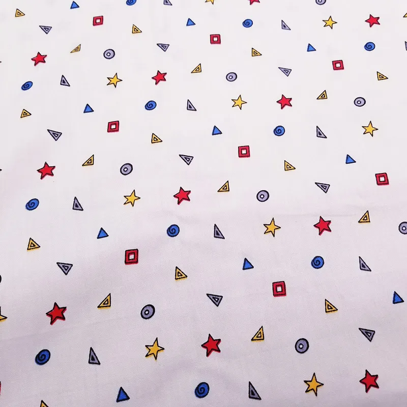 100% хлопчатобумажная ткань печатная Лоскутная Ткань пошив швейной ткани стеганая