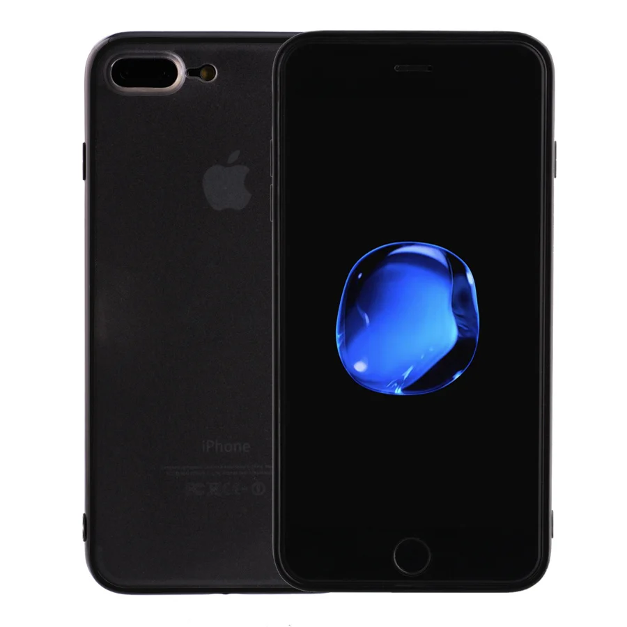 black IQD чехол-бампер для Apple iPhone 8 7 plus, защитный чехол, устойчивый к царапинам, ТПУ карамельного цвета, изысканный чехол для телефона s 6 6s Plus - Цвет: black