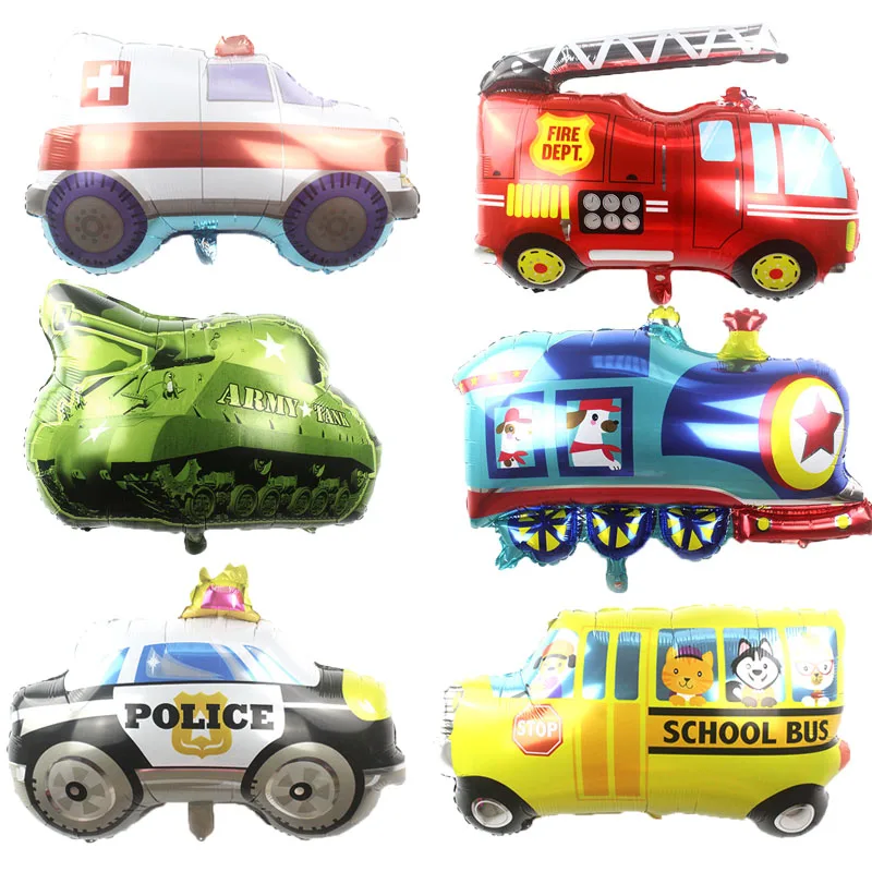 Большой размер мультфильм автомобиль пожарная машина школьный автобус