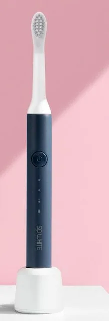 Синий Xiaomi Mijia так белый Ультразвуковая электрическая зубная щетка для Зубная щётка Портативный IPX7 Водонепроницаемый средство для нежной глубокой чистки Индуктивный Перезаряжаемые Беспроводной электрическая зубная щетка - Цвет: Синий