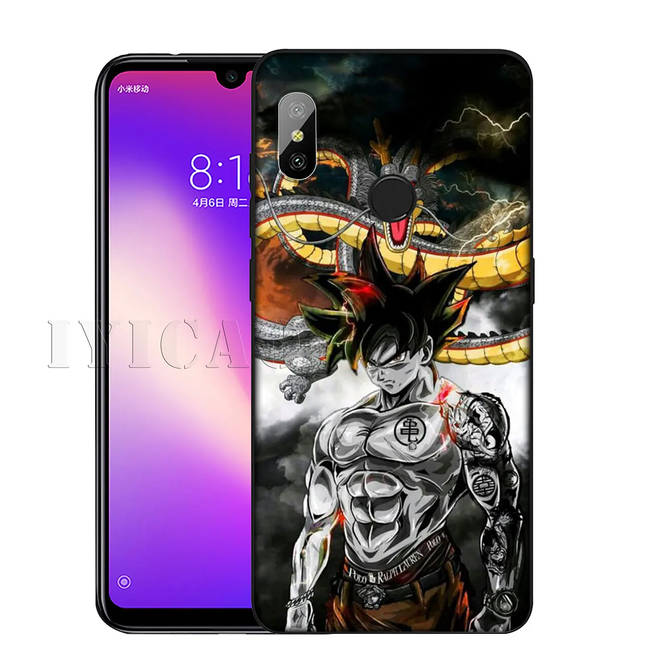 IYICAO Dragon Ball Z Мягкий силиконовый чехол для телефона Xiaomi Redmi K30 K20 8A 7A 6A 5A S2 GO Note 8 8T 7 5 6