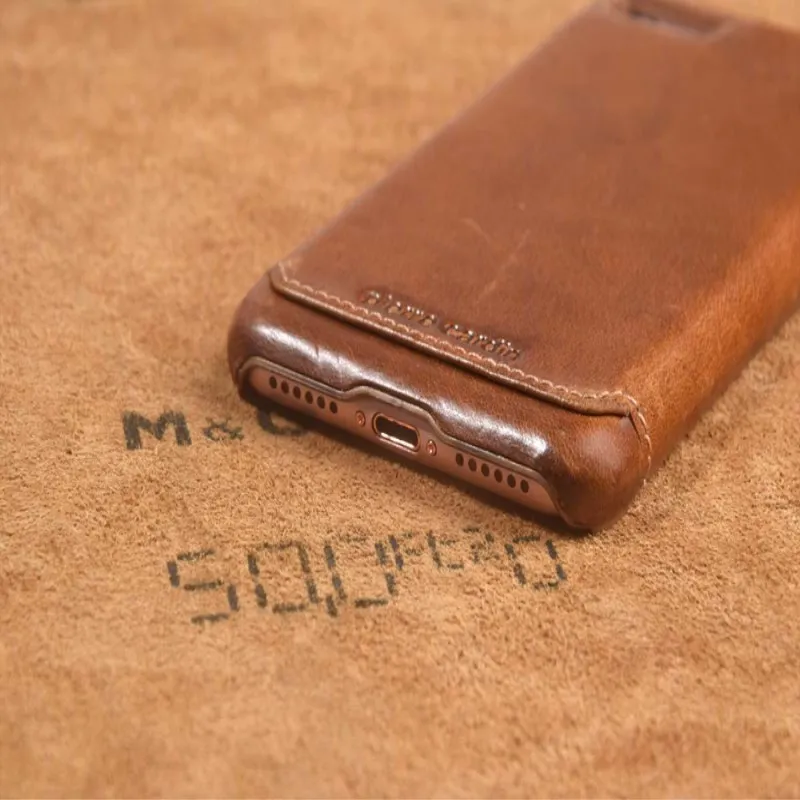 Чехол для телефона Pierre Cardin из 2020 натуральной кожи Apple iPhone 8 7 Plus Чехлы Новое