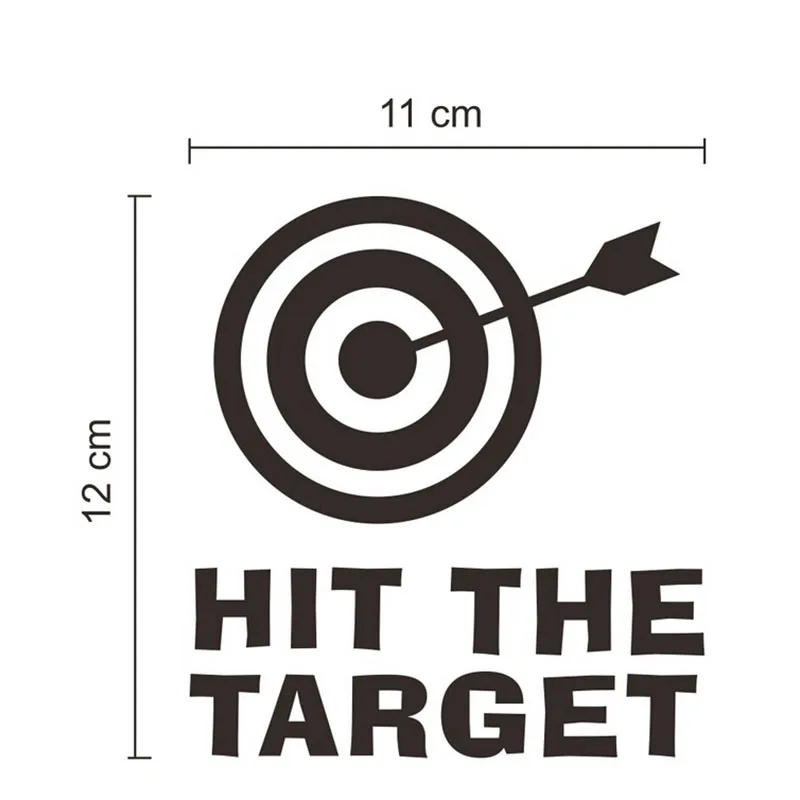 1 шт. водонепроницаемый забавный стикер для унитаза хит цель ванная комната