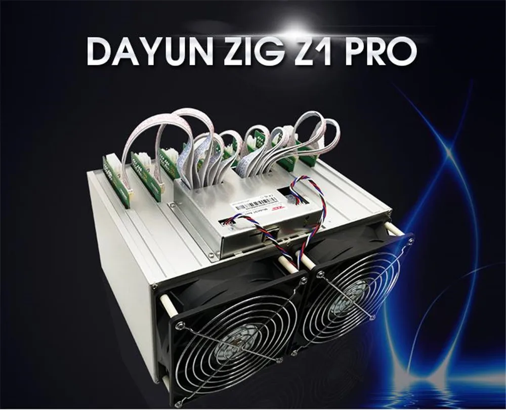 Новинка Майнер Asic Lyra2REv2 Dayun Zig Z1 Pro 13GH/S с блоком питания MONA XVG STAK лучше чем Antminer S9 S17 Z9