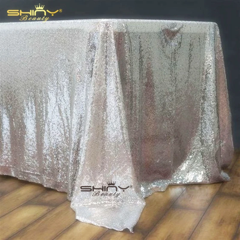ShinyBeauty 60x102 in-150x260cm, королевский синий/розовый/розовое золото, скатерть с пайетками/скатерть/накладки на стол для свадьбы/вечерние/мероприятия