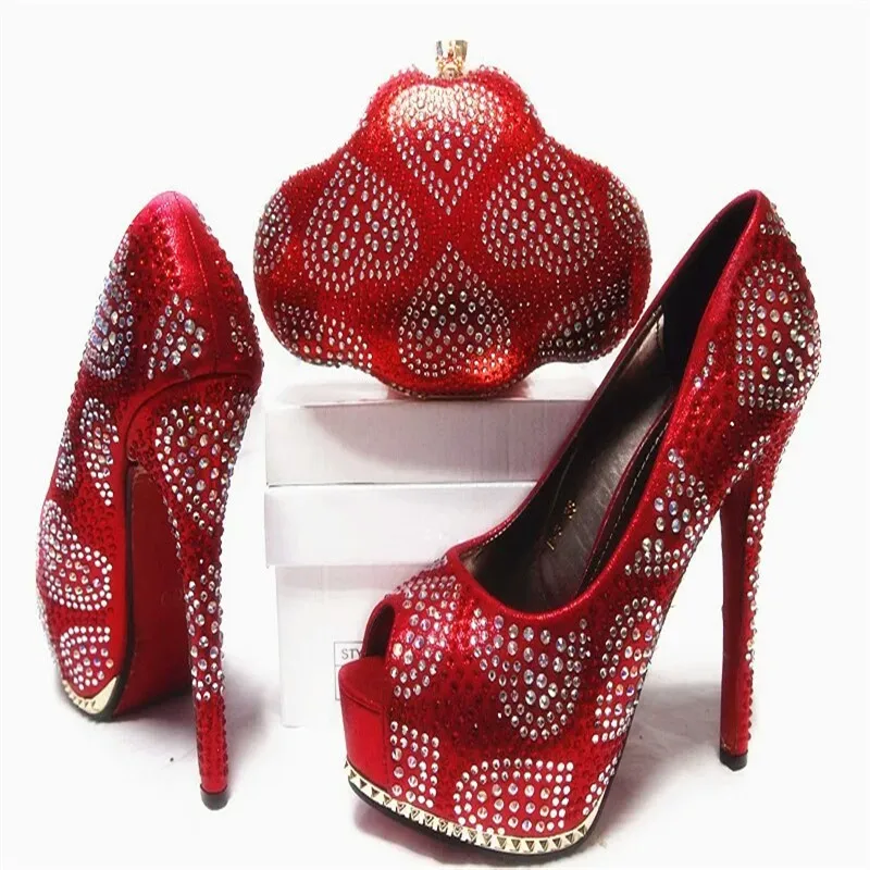 JA10-4 Фиолетовый Мода Африканский Свадьба Насосы И Мешок Новые Итальянская Обувь