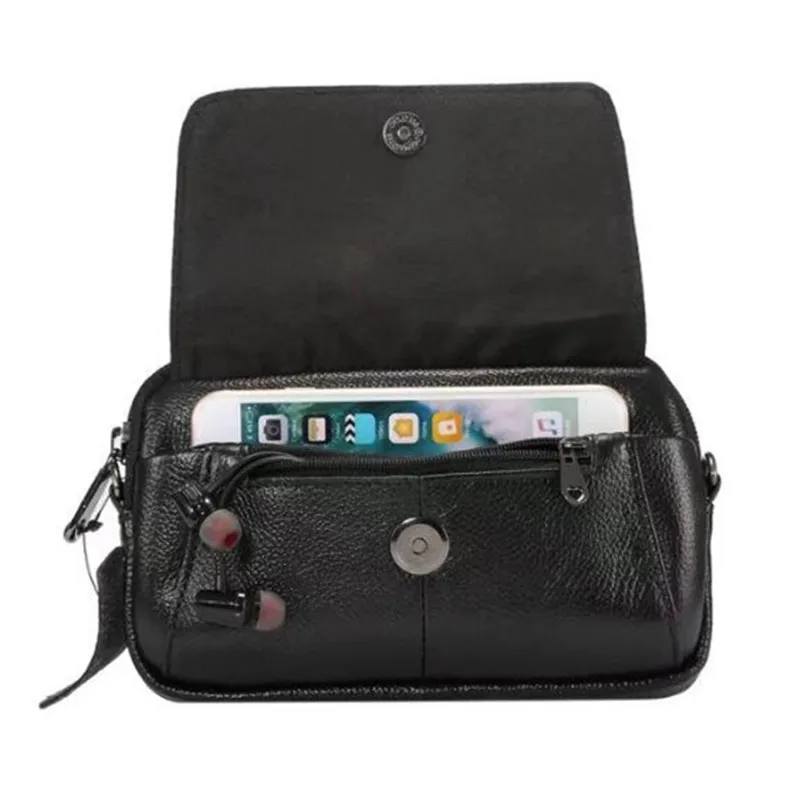 Effelon натуральная кожа поясная сумка для iphone через плечо ниже 6 5 &quotсмартфонов