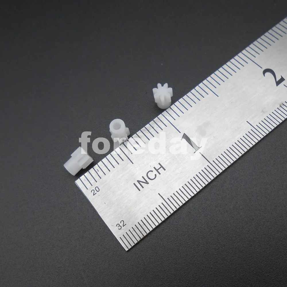 20 шт. X Шестерня 7 T 0 5 Модуль диафрагмы 2 мм (1 95 мм) DIY модельные аксессуары зубцов =