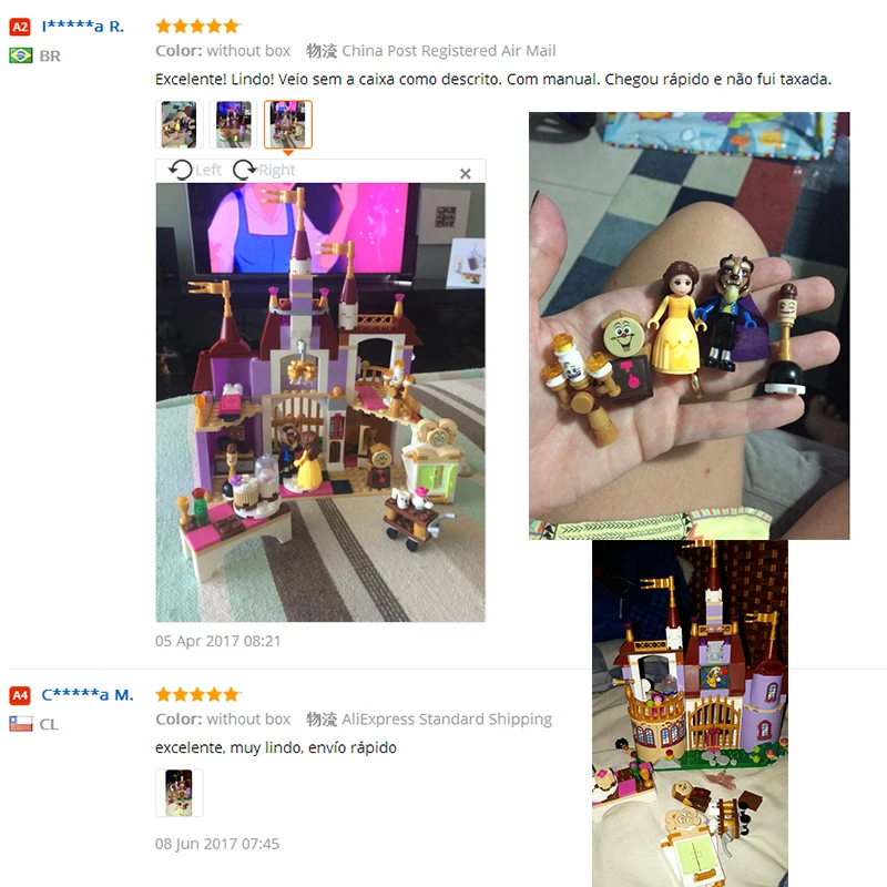 LELE 37001 Beauty And The Beasts Castle Building Blocks Sets Brick Compatible Lepining Friends Toys For Children | Игрушки и хобби