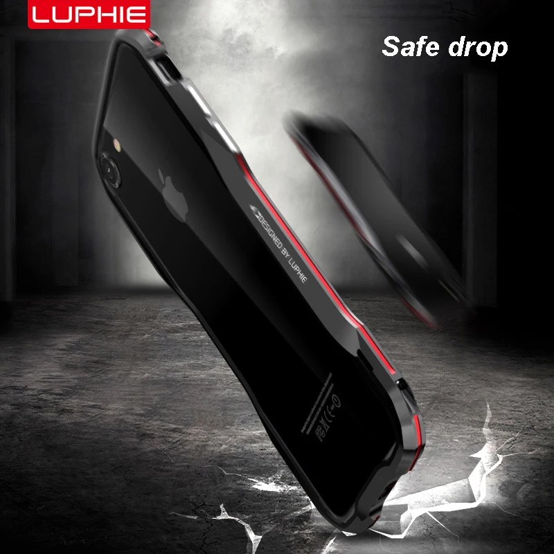 Luphie изогнутый металлический бампер для iphone Xs Max чехол Xr ультра тонкий алюминиевый бампер рамка для iphone 7 Plus 8 X Xs противоударный чехол