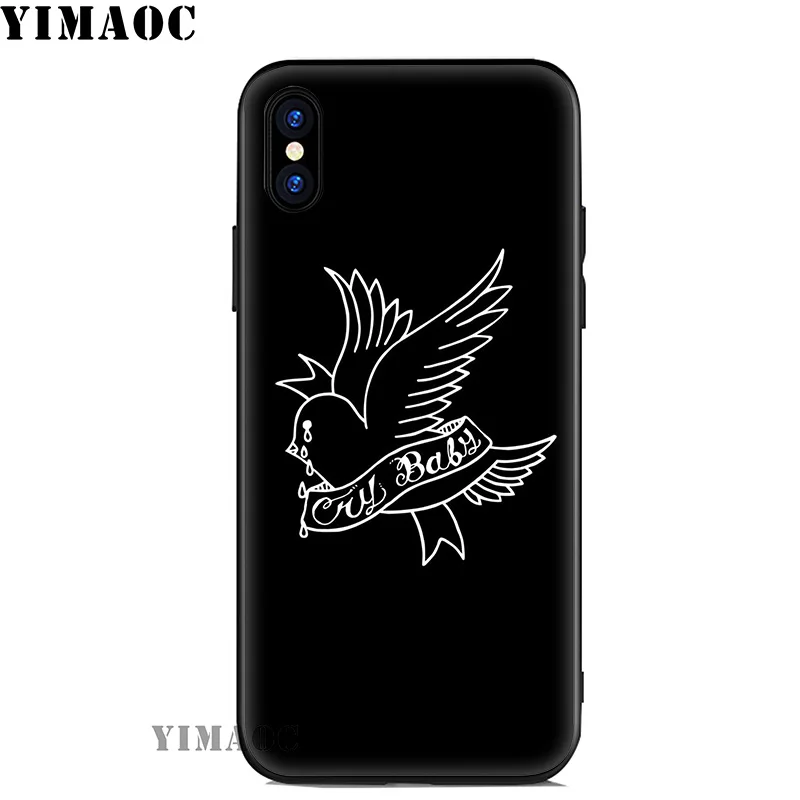Мягкий силиконовый чехол YIMAOC Lil Peep для iPhone 11 Pro Xr Xs Max X или 10 8 7 6 6S Plus 5 5S SE |