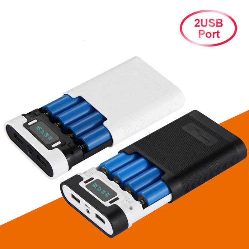 Горячая Распродажа, 5 В, двойной USB 18650, внешний аккумулятор, коробка для батареи, зарядное устройство для мобильного телефона, чехол, совместимый для iPhone 7, 8 Plus, X, XS, MAX, Xiaomi Redmi