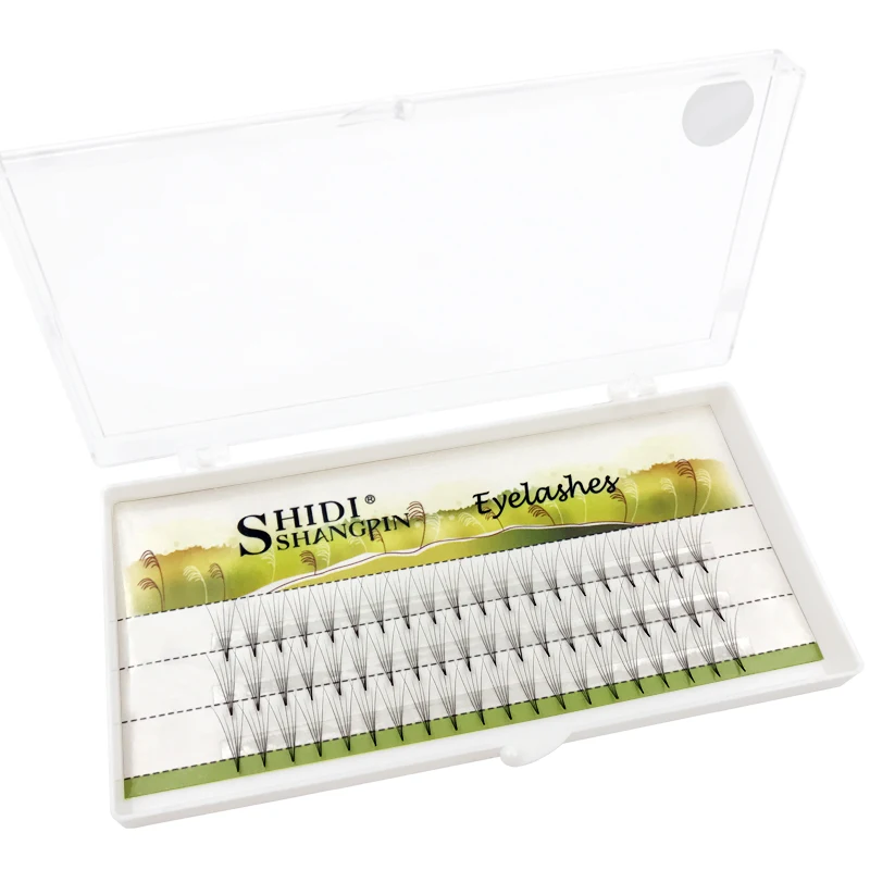 60pcs/Set 8/10/12 mm Individual Lashe Black Natural Fake False Eyelash Long Cluster Extension Makeup lash eyelashes | Красота и
