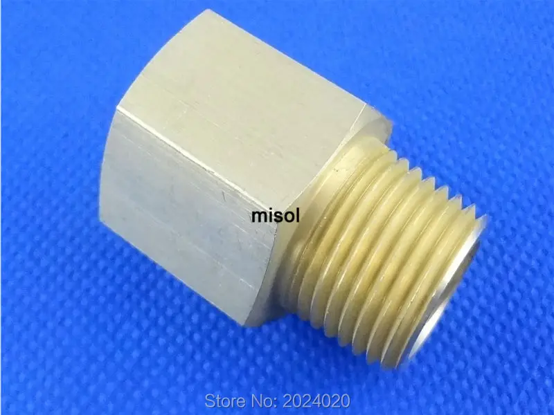 1 шт. адаптер фитинга 1/2 &quotBSP (DN15) штекер 1/2&quot NPT female латунь | Обустройство дома