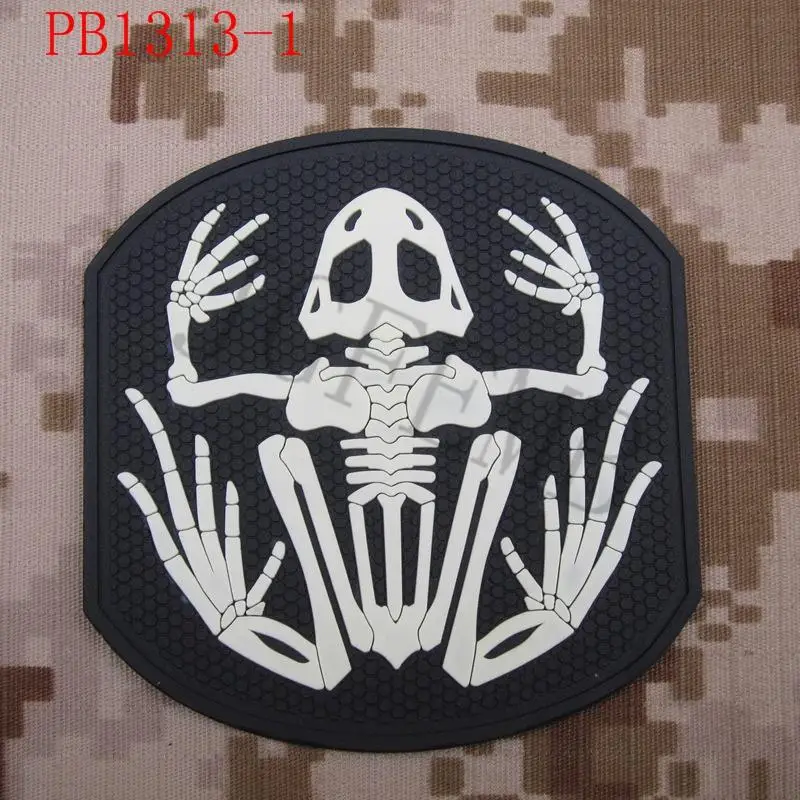 Devgru NSWDG SEALTEAM Череп Скелет Лягушки тактический военный моральный дух 3D ПВХ патч |