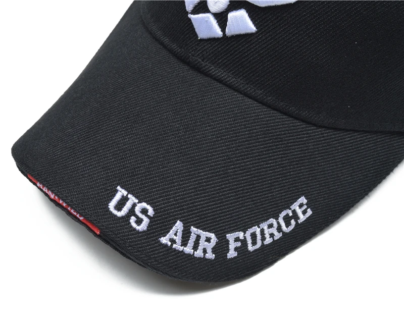 ВВС США Мужская тактическая Кепка армейская Snapback 3D вышивка Bone Trucker Кепка хлопковая уличная Кепка