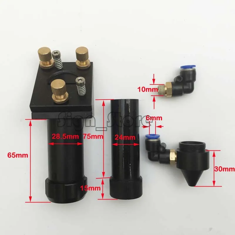 

Co2 Laser Head Mount 25mm Mirror 20mm Lens