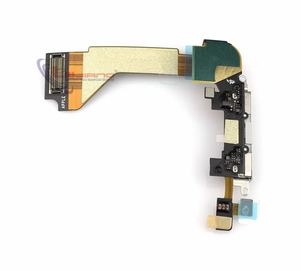 Зарядный гибкий кабель для iPhone 4 4S 5 6USB зарядное устройство порт док-станция с микрофоном гибкий кабель, сменные детали