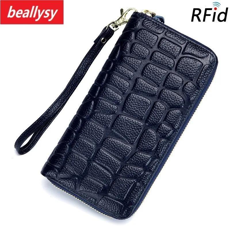 Новинка 2018 женские кошельки из 100% натуральной воловьей кожи длинные коровьей