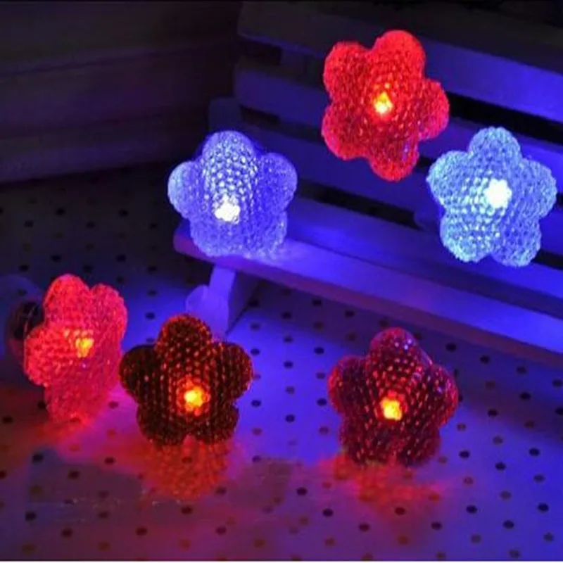 

Flashing Finger Rings Light Acrylic Finger Light Boys Girls Dress Decorations Party Halloween Party Supplies