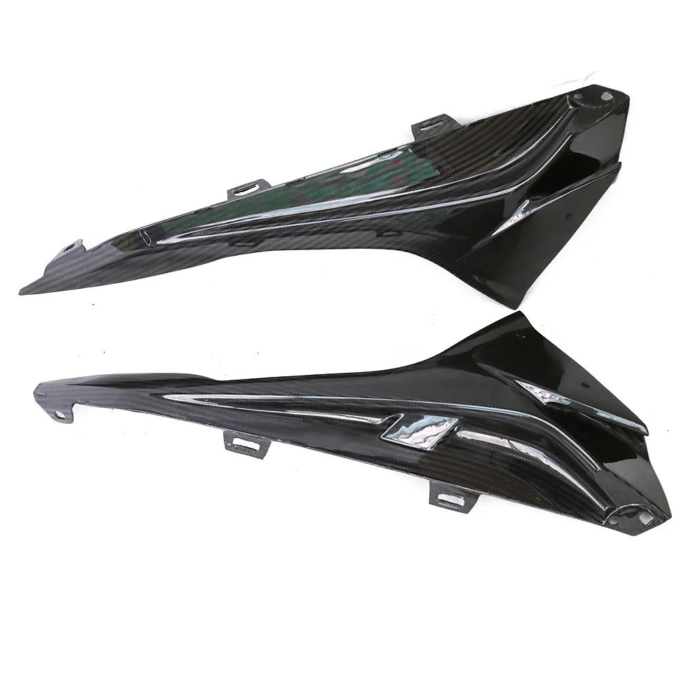 

For BMW S1000RR 2015 2016 2017 Carbon Fiber Under Tank Side Panels Fairings Cover Protector Guard Moulding Trim Motorbike Parts