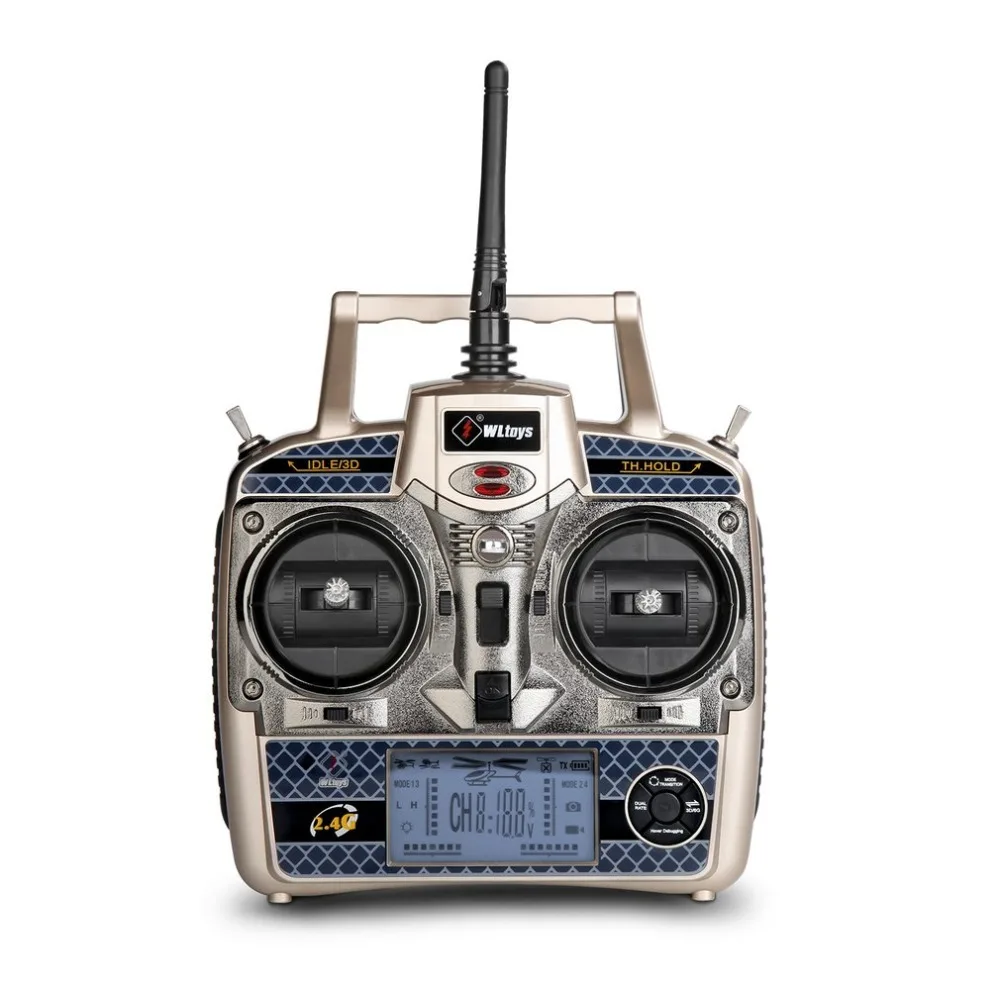 WLtoys V950 2.4G 6CH 3D/6G System switched freely High efficiency Brushless Motor RTF RC Helicopter Stronger Wind Resistance