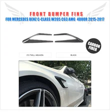 Для Benz W205 C180 C200 C250 C300 C400 C450 C63 AMG Седан 4 двери углеродного волокна/FRP Задняя накладка на Багажник крыло губы