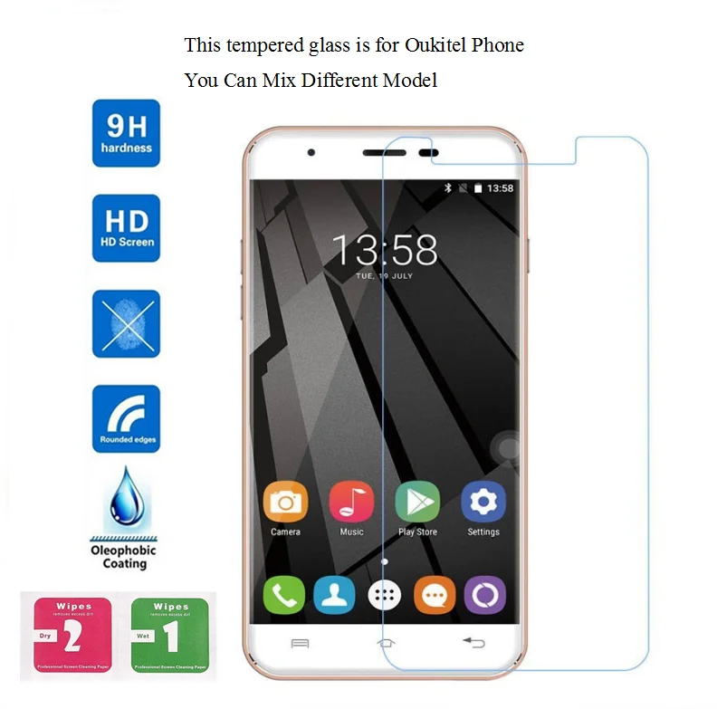 Закаленное стекло для Oukitel K5 K6 K7 K8 K9 K10 K12 K13 K4000 K5000 K8000 K10000 Pro K6000 Plus 10 шт.|Защитные
