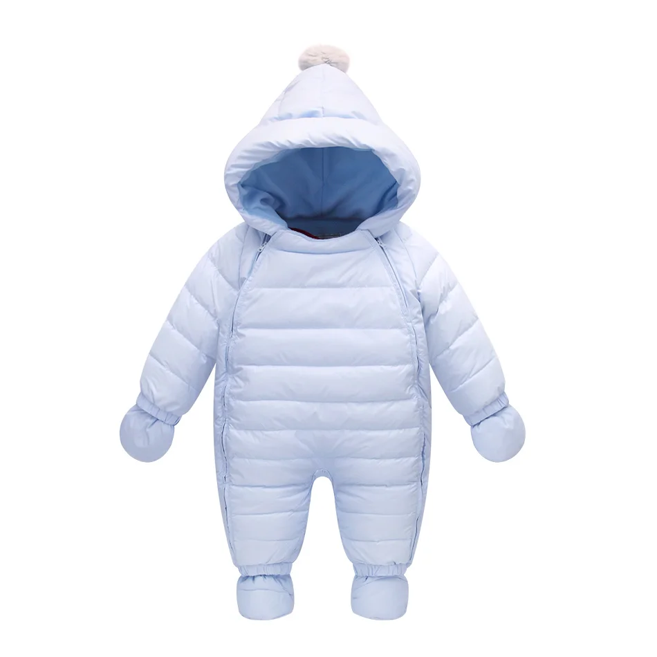 Новинка 2017 года зимний пуховик для девочек пальто зимние комбинезоны малышей