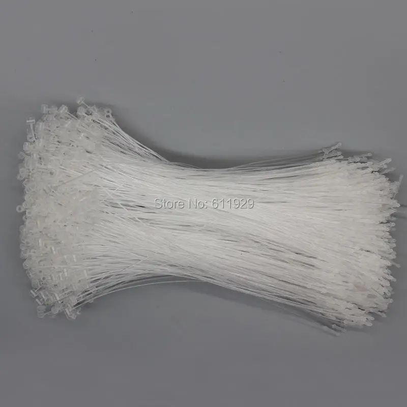 Бирка для одежды/клеевая игла/плетеная Пряжка/черно белое уплотнение/шнуры