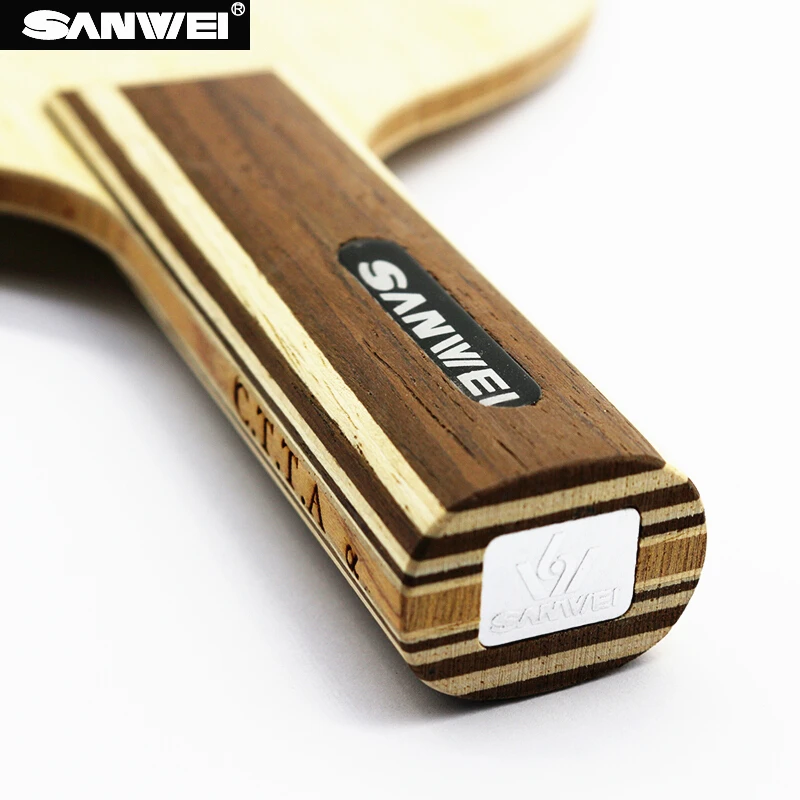 SANWEI Defence Alpha Table Tennis Blade Defensive play Chop big body Chopping professional ping pong racket bat paddle images - 6