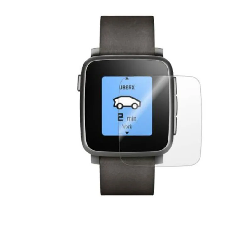 2 шт. мягкий TPU ультра прозрачная защитная пленка для Pebble Time сталь/Time Round Smart Watch