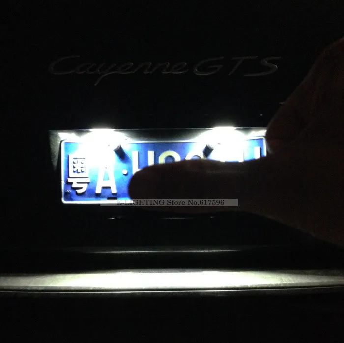 18SMD Canbus светодиодный комплект номерного знака для Porsche Boxster Cayman Carrera Cayenne 987/997/958